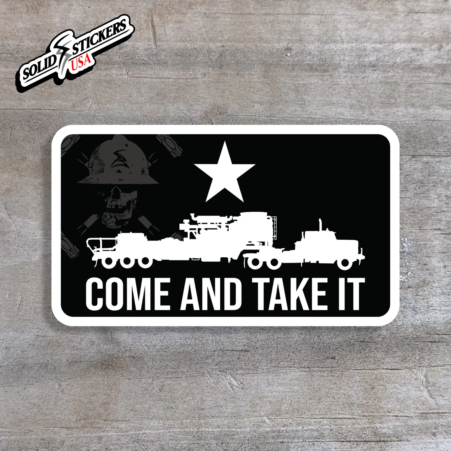Come And Take It Frac Pump Oilfield Vinyl Sticker