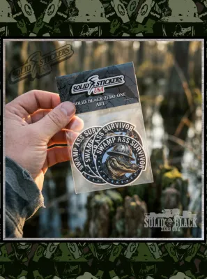 Swamp Ass Survivor Vinyl Sticker Pack