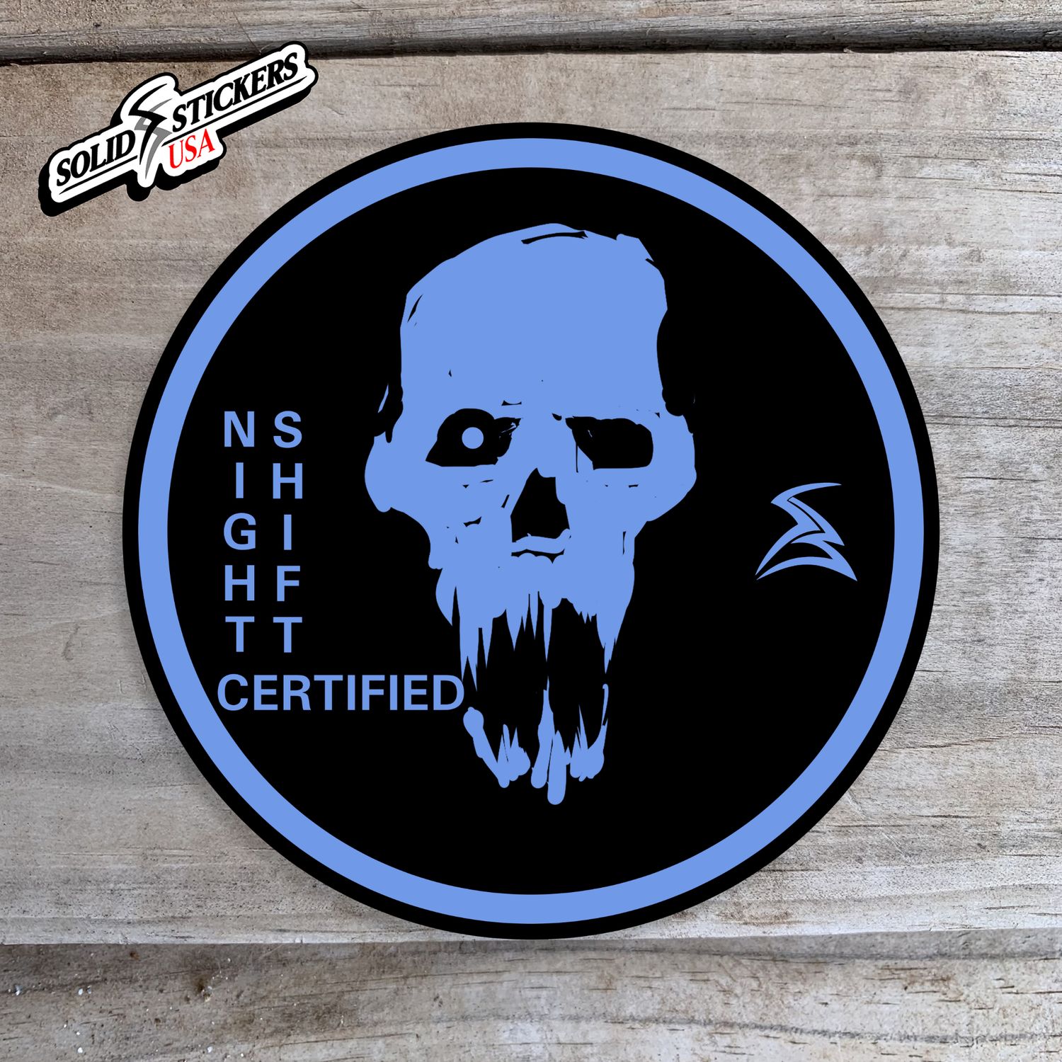 Night Shift Certified Vinyl Sticker
