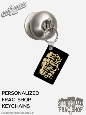 Personalized Frac Shop Keychains