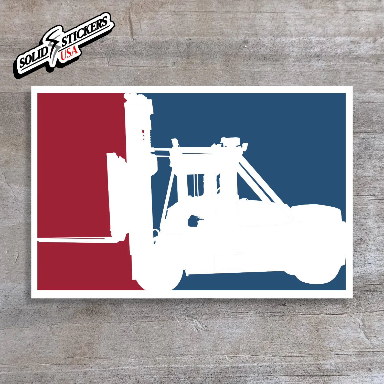 Pro Forklift Operator Vinyl Sticker