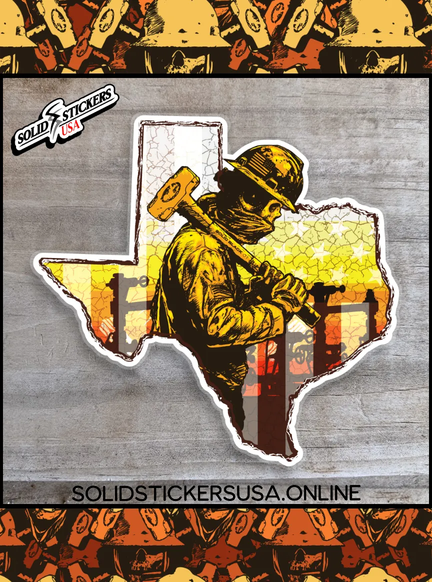 Texas Frac Operator Vinyl Sticker