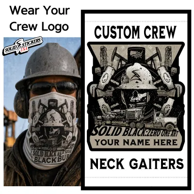 Custom Oilfield Crew Logo Neck Gaiter