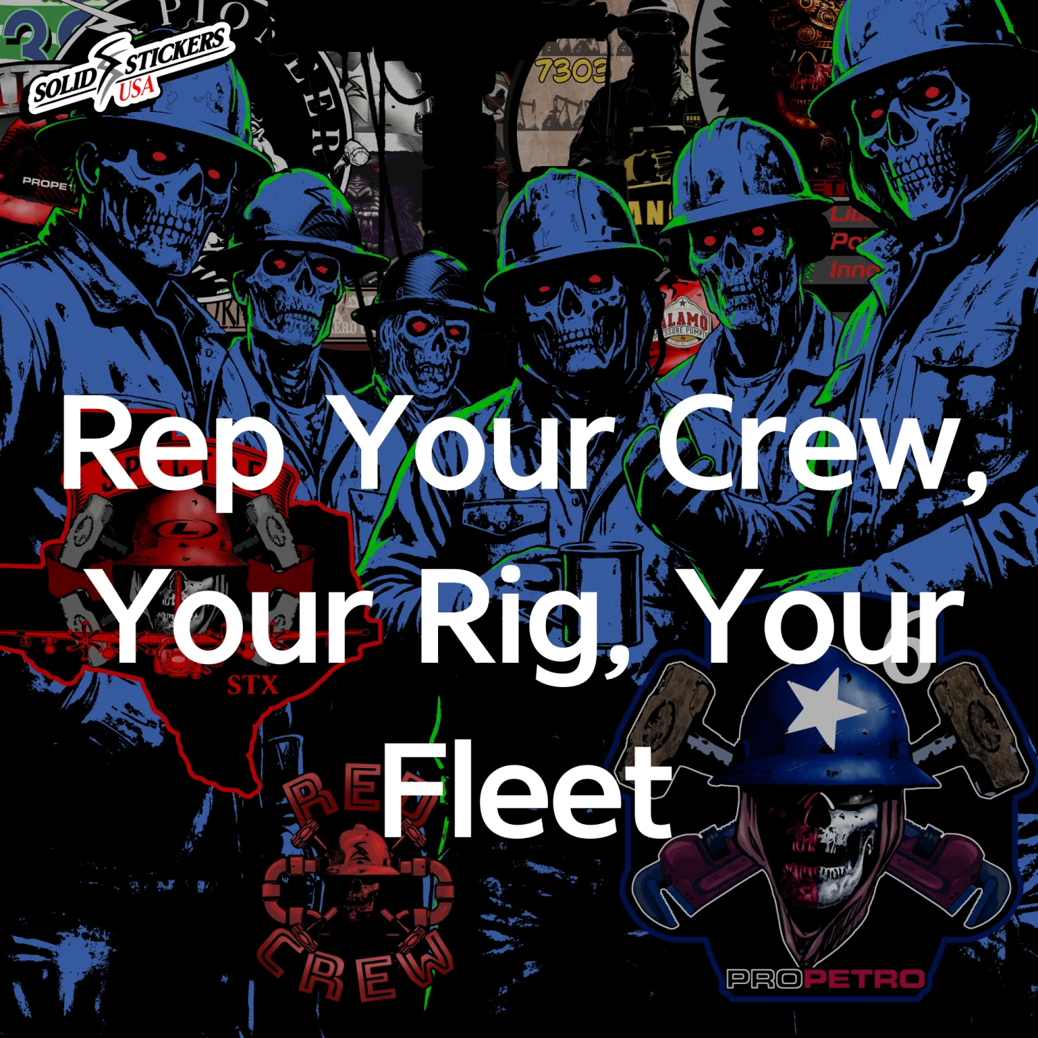 Custom Oilfield Crew Logo Neck Gaiter