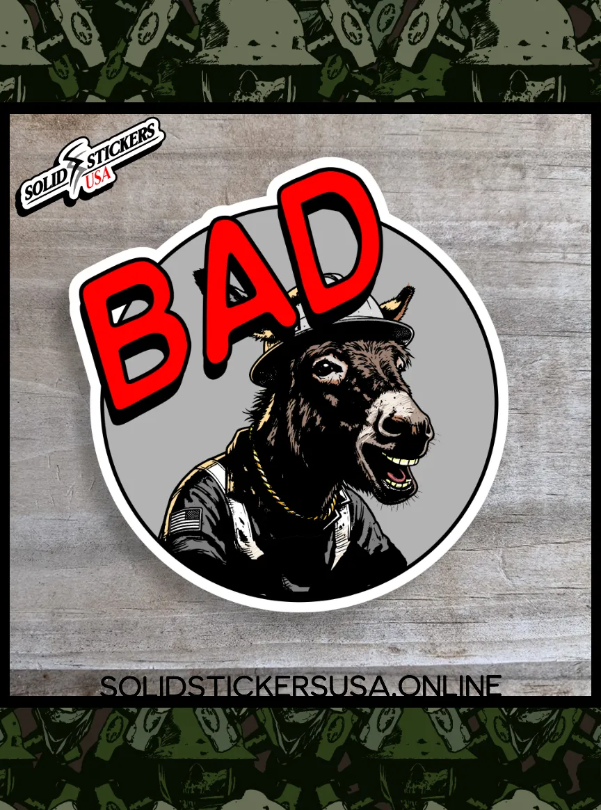 Oilfield Badass Vinyl Sticker