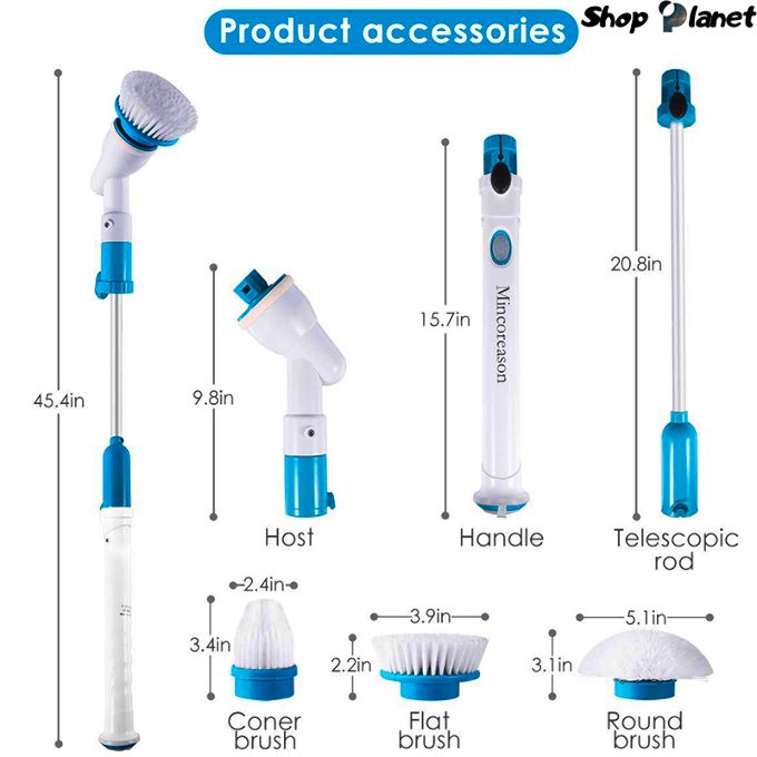 KIKSTUFF™- Electric Spin Scrubber