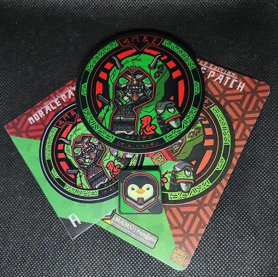|M.A.M.U|-Penguin LE Morale Patch NARUTOMAKI ver Cyberpunk