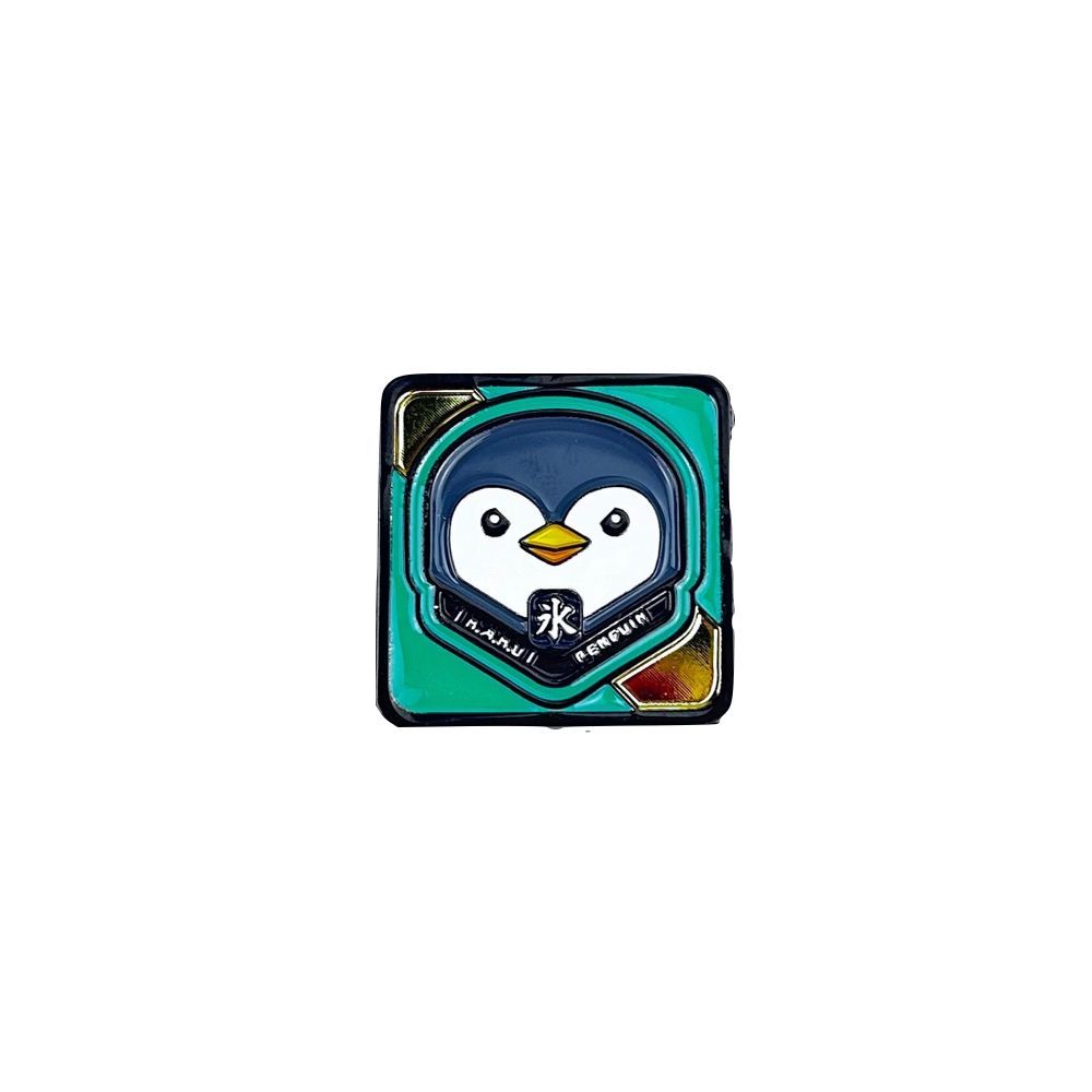 |M.A.M.U|-Penguin LE Morale Patch METAL REverBLUE