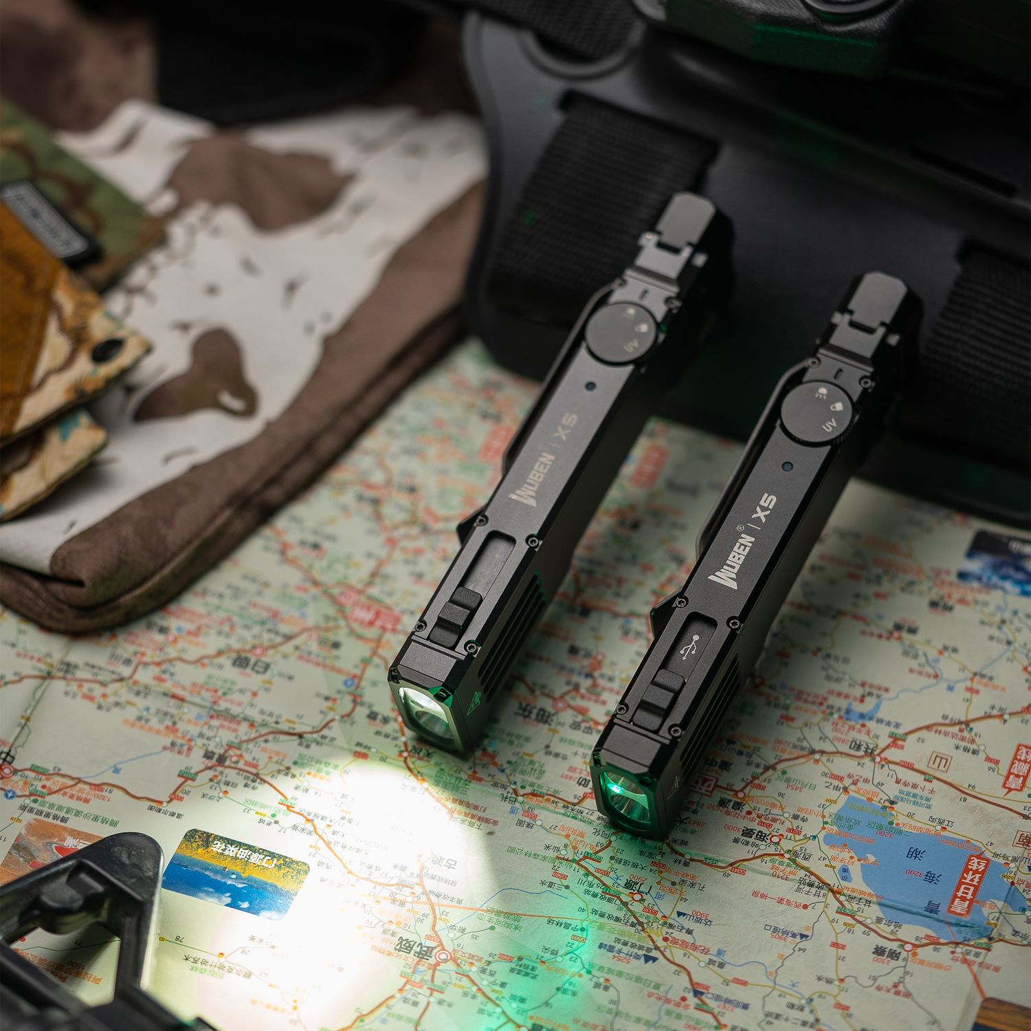 WUBEN X5 3-in-1 1300 Lumens Compact EDC Flashlight (Class 3R Version)