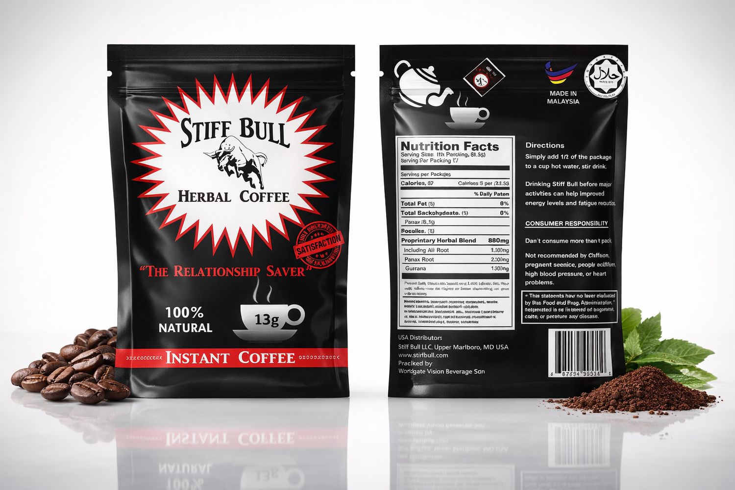 Stiff Bull GOLD Coffee (10 Pack)