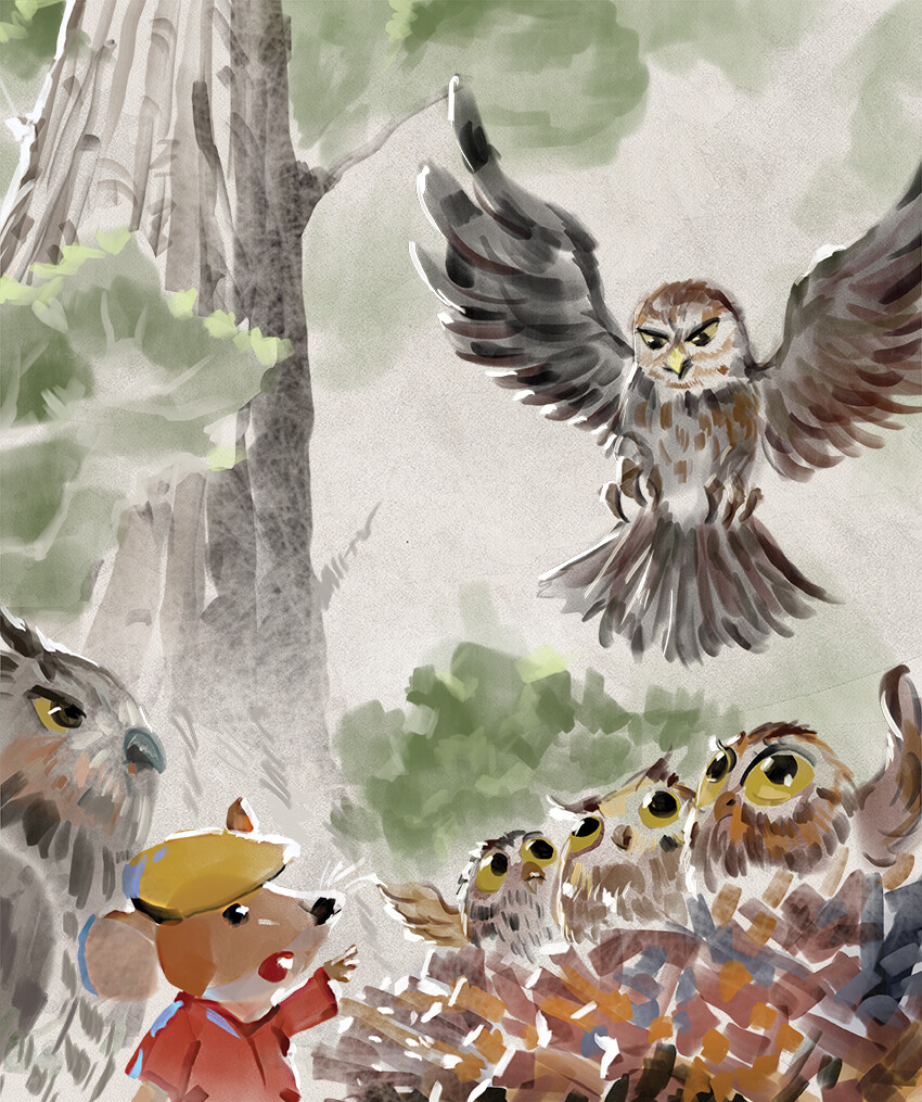 Mr Brown Mouse Helps The Owl Babies Learn to Fly AUDIOBOOK