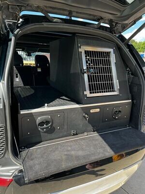 Land Rover Discovery 5 Single Dog Box Drawer Unit.