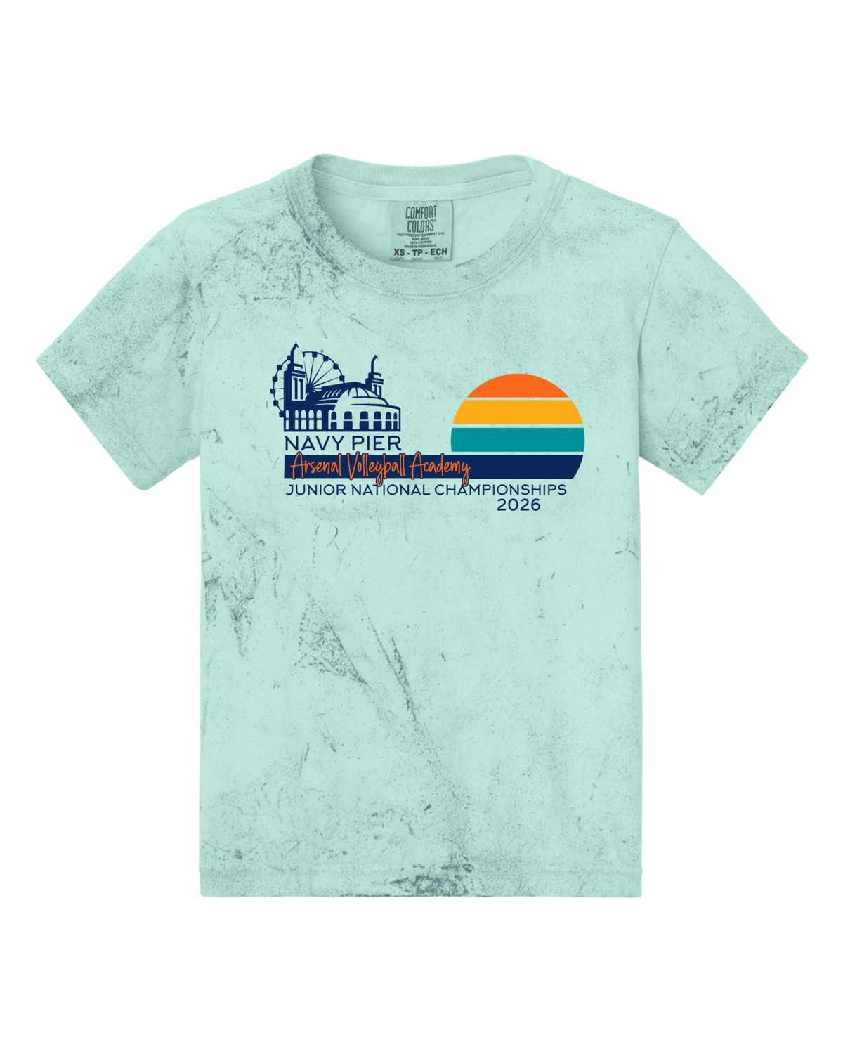 Youth Asics T-Shirt (Seaglass)