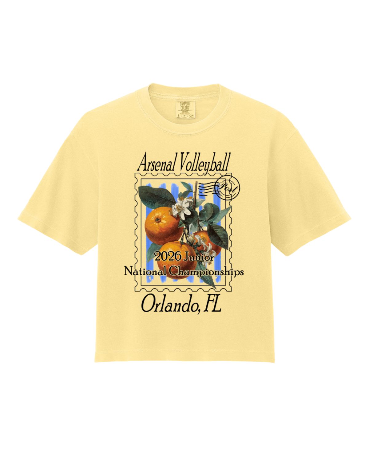 Adult AAU Boxy Fit T-Shirt (Yellow)