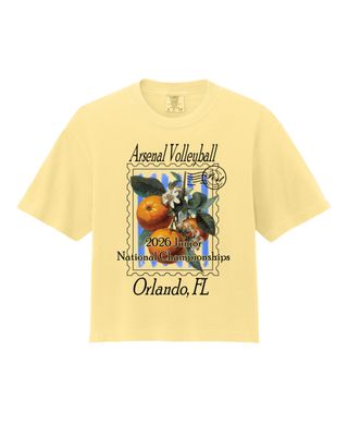 Adult AAU Boxy Fit T-Shirt (Yellow)