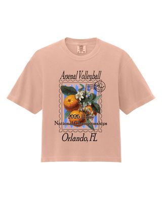 Adult AAU Boxy Fit T-Shirt (Peach)
