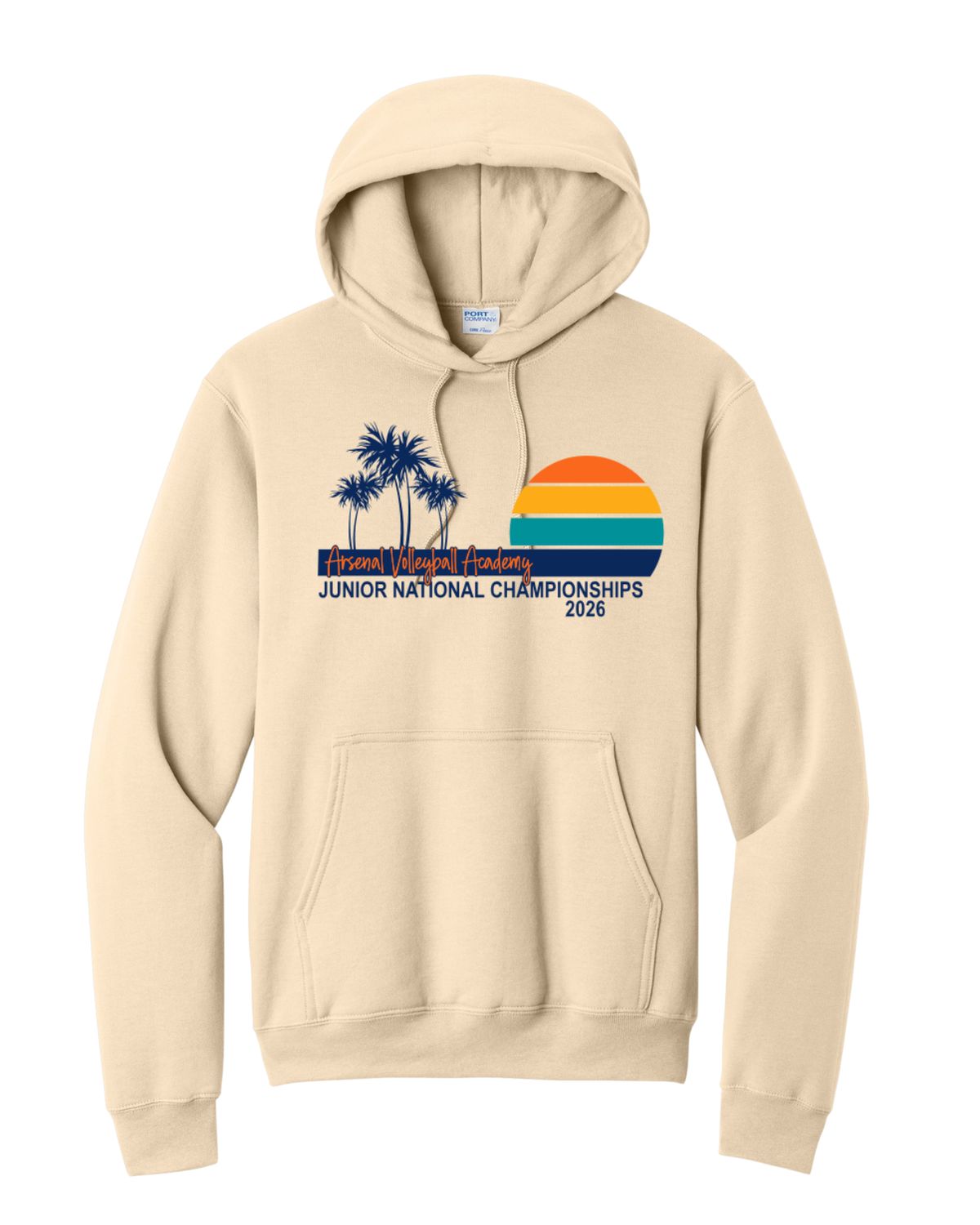 Adult AAU Palm Hoodie (Beige)