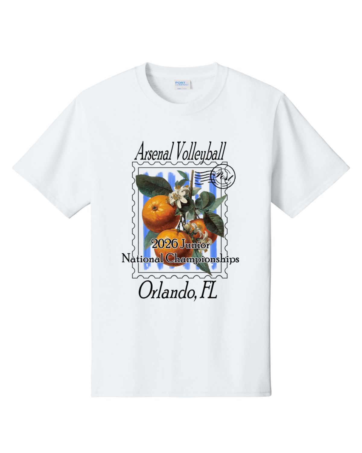Adult AAU T-Shirt (White)
