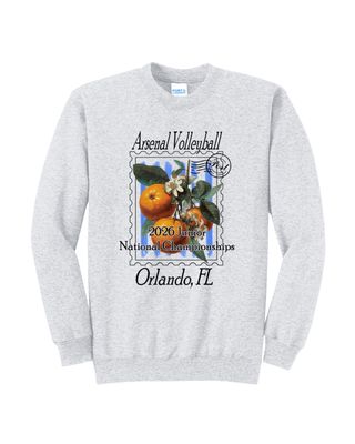 Adult AAU Crewneck Sweatshirt (Gray)