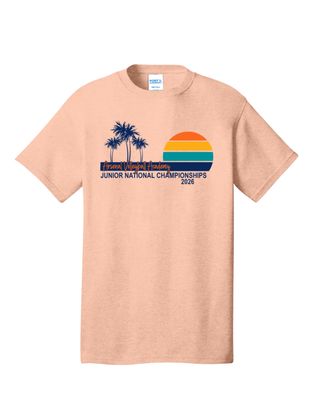 Adult AAU Palm T-Shirt (Peach)