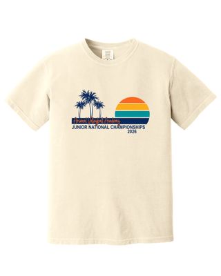 Adult AAU Palm Relaxed Fit T-Shirt (Beige)