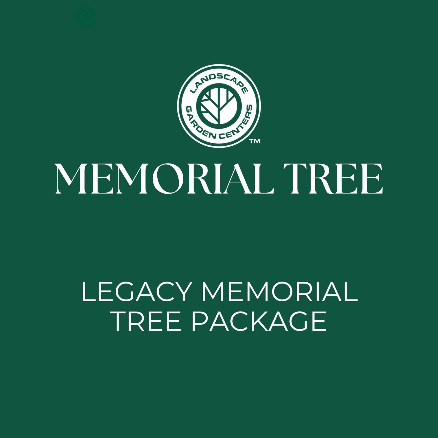 Legacy Memorial Tree Package