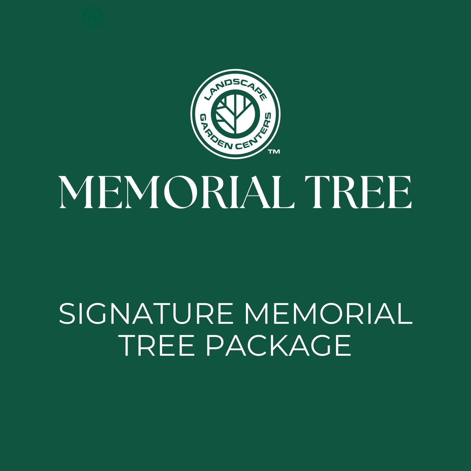 Signature Memorial Tree Package