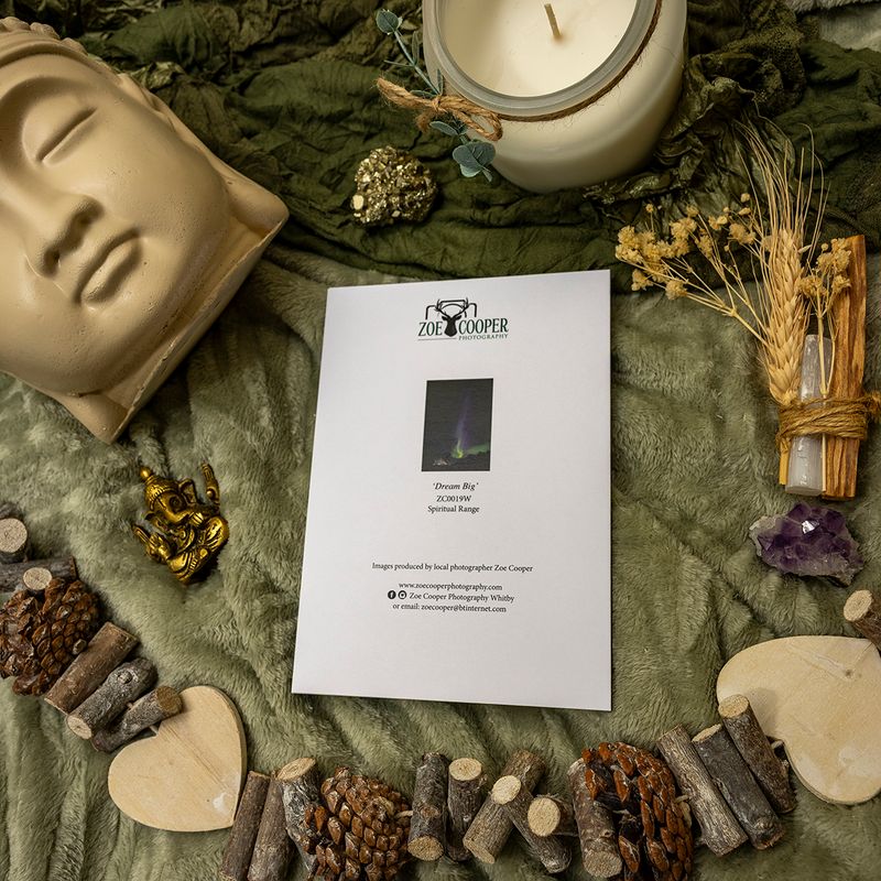 Spiritual Range - Dream Big - Card with envelope