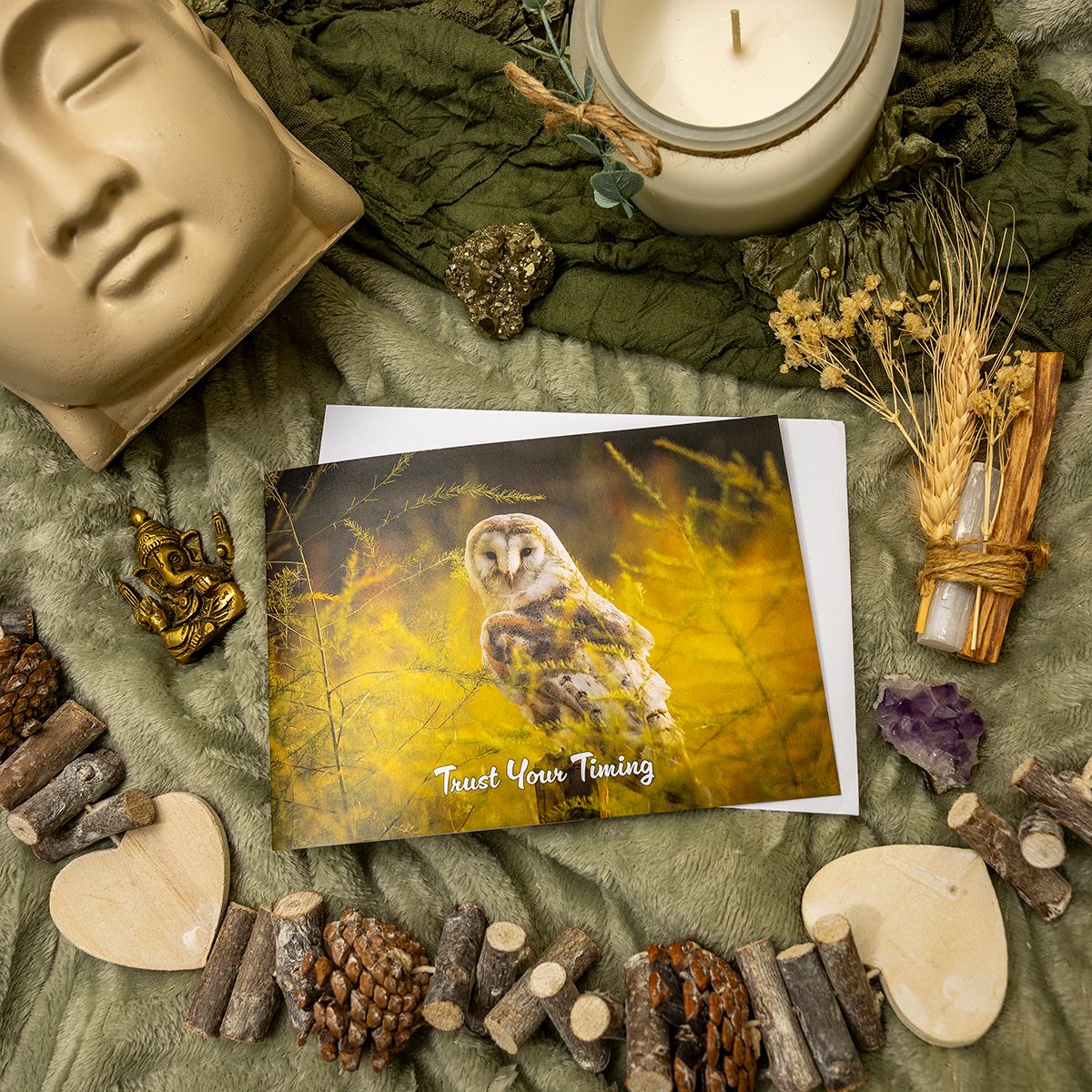 Trust Your Timing - Spiritual Range - Card with Envelope