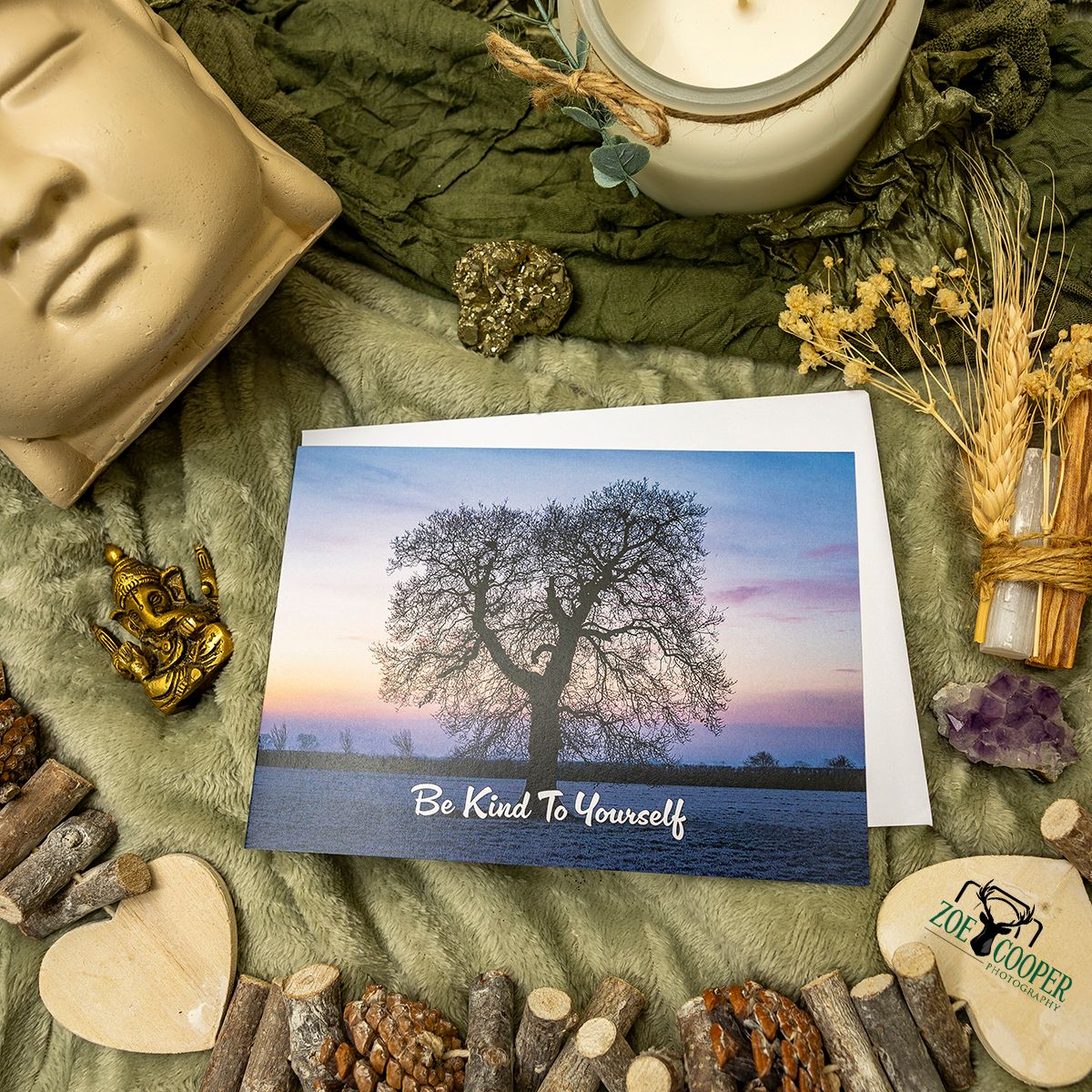 Spiritual Range - Be Kind To Yourself - Card with Envelope