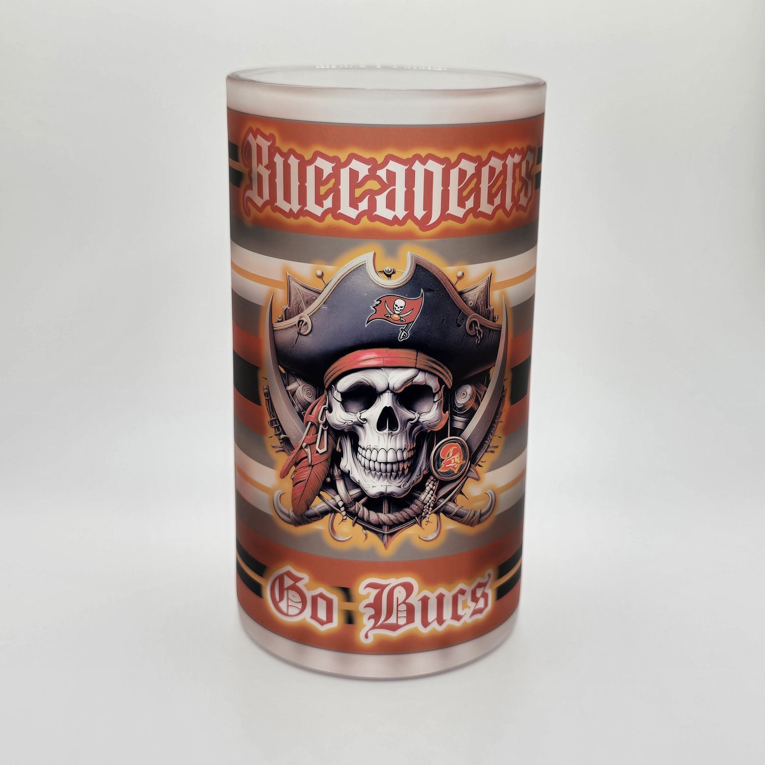 Bucs 16oz. Glass
