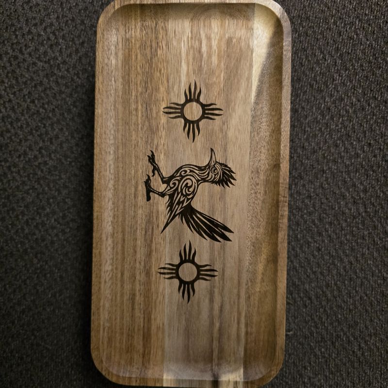 Wood tray