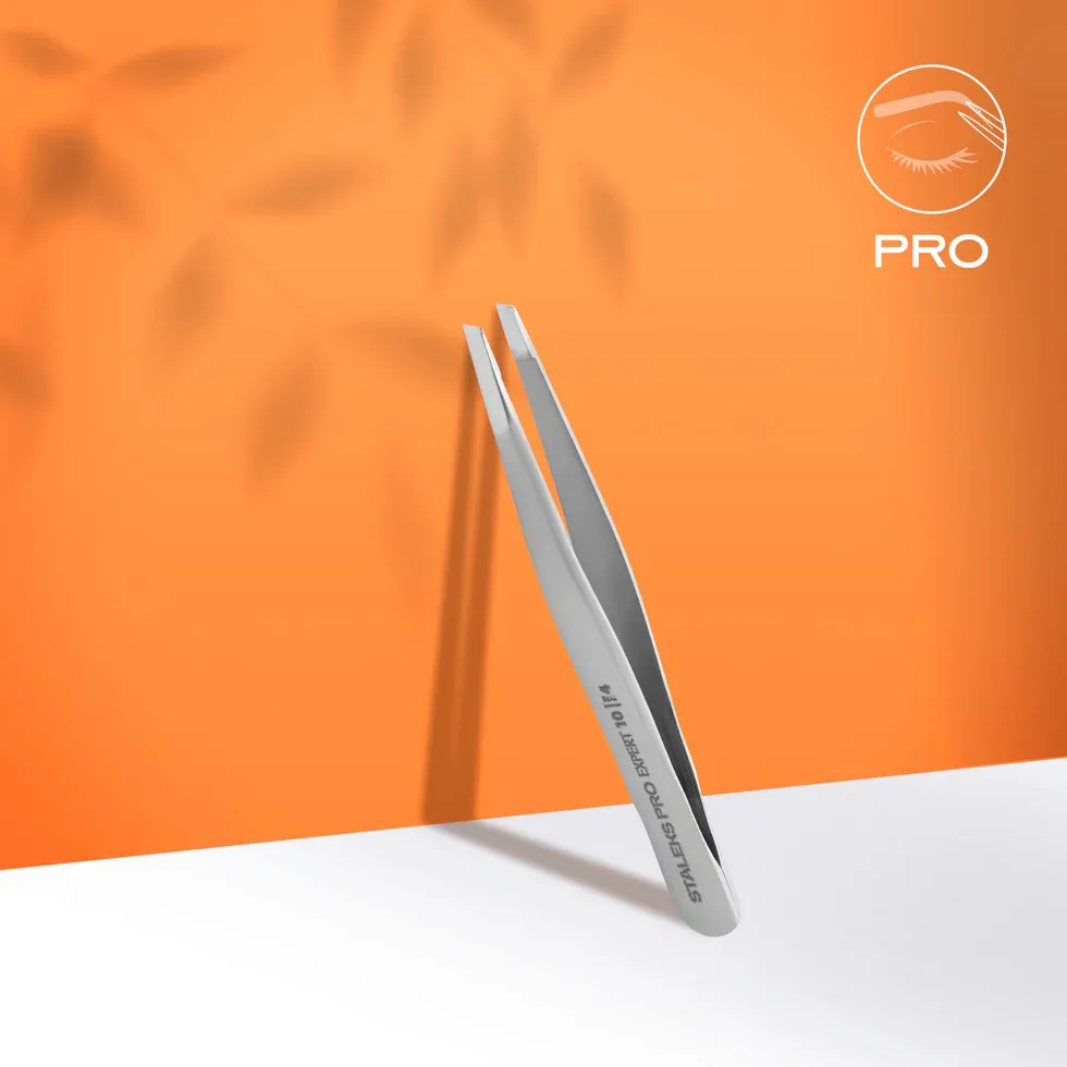 Pęseta do brwi Staleks EXPERT 10 TYPE 4