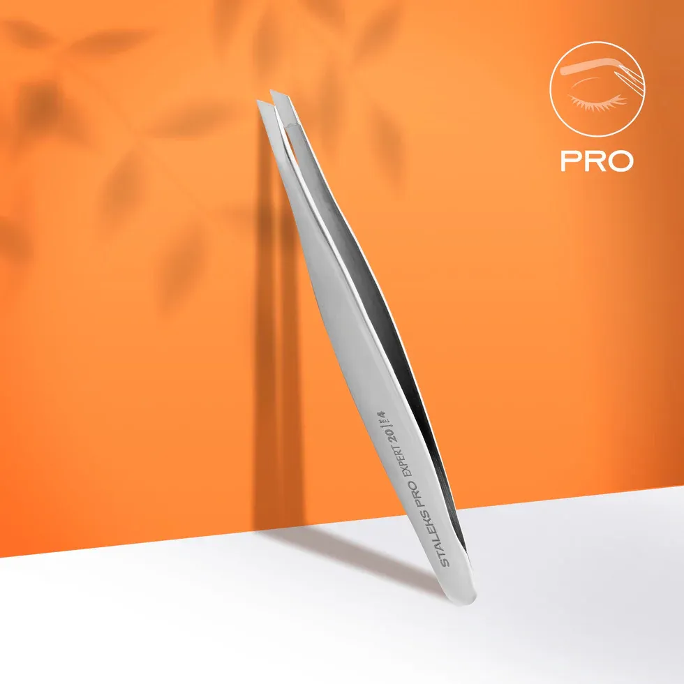 Pęseta do brwi Staleks EXPERT 20 TYPE 4