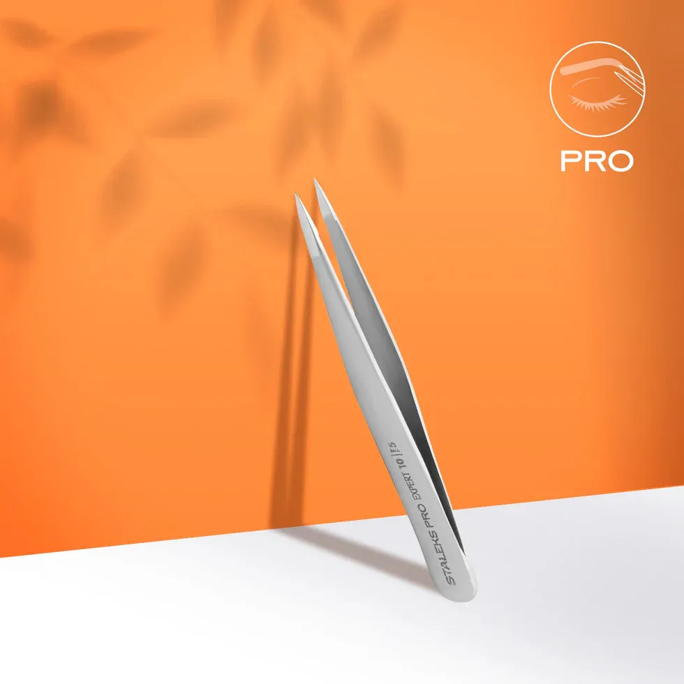 Pęseta do brwi Staleks EXPERT 10 TYPE 5
