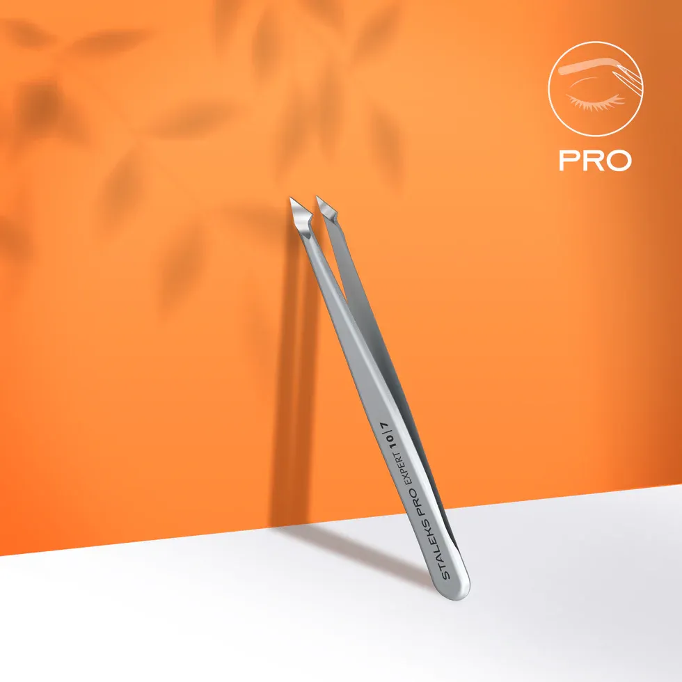 Pęseta do brwi Staleks EXPERT 10 TYPE 7