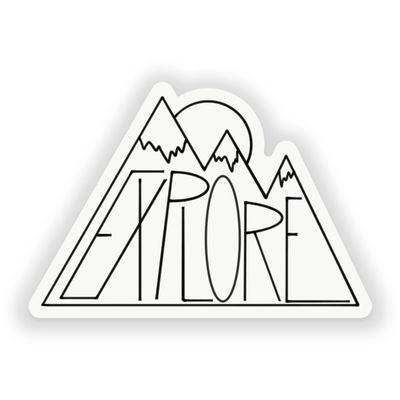 Explore Sticker