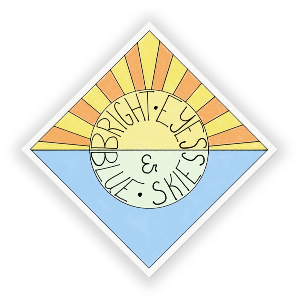 109 Bright Eyes &amp; Blue Skies Sticker