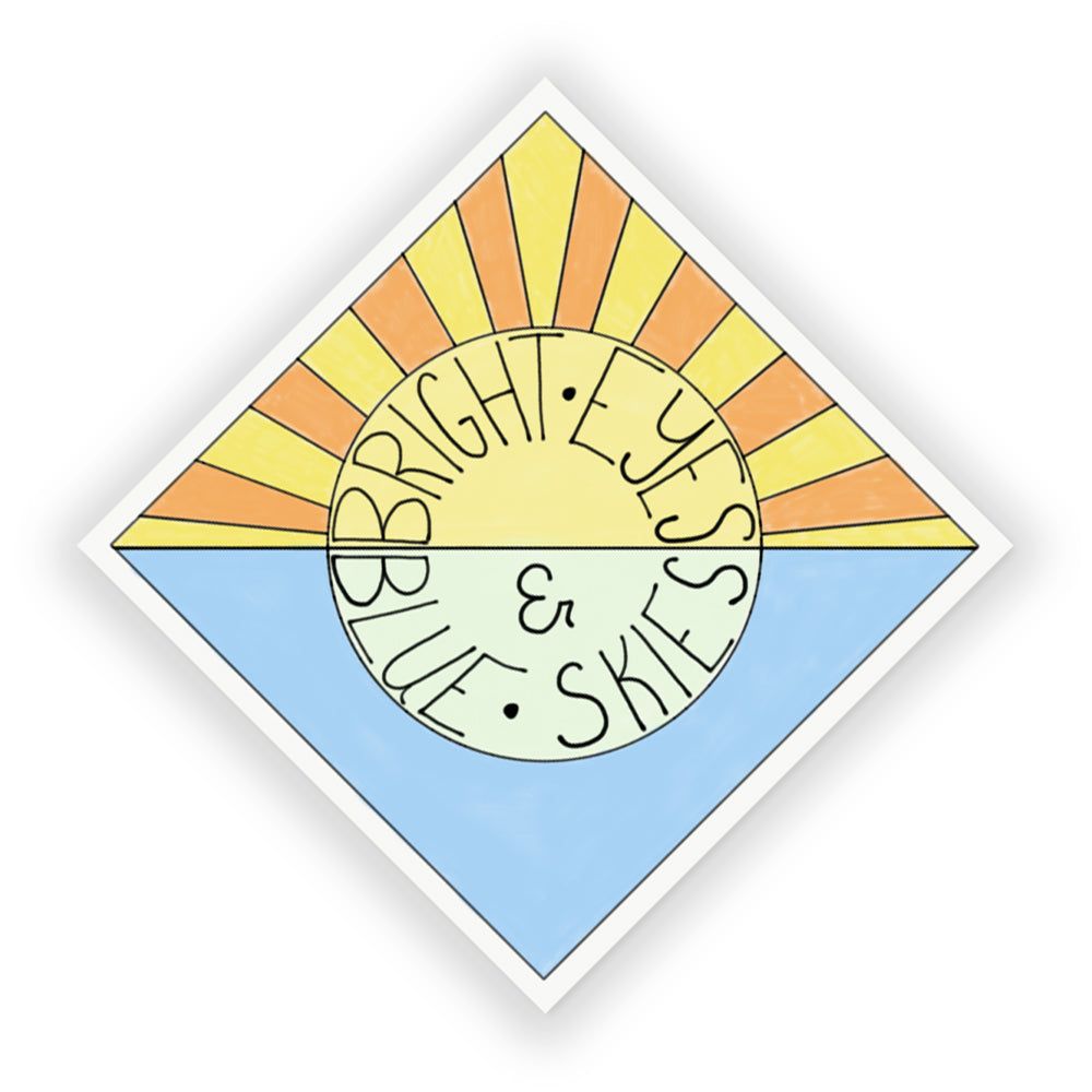 Bright Eyes &amp; Blue Skies Sticker
