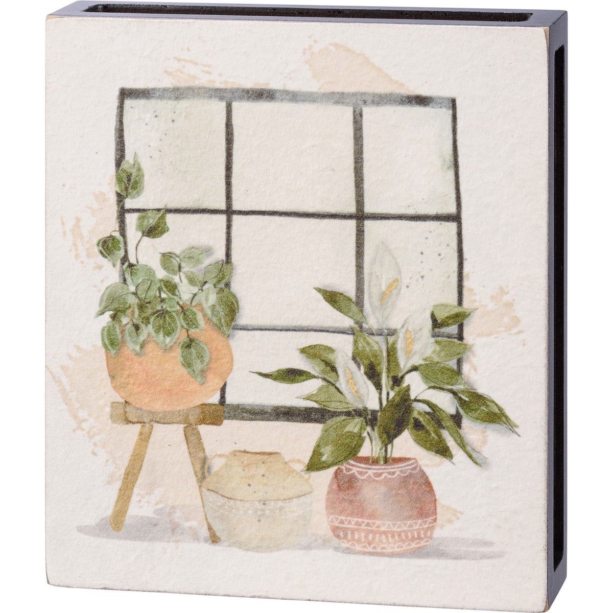 Box Sign - Window Plants