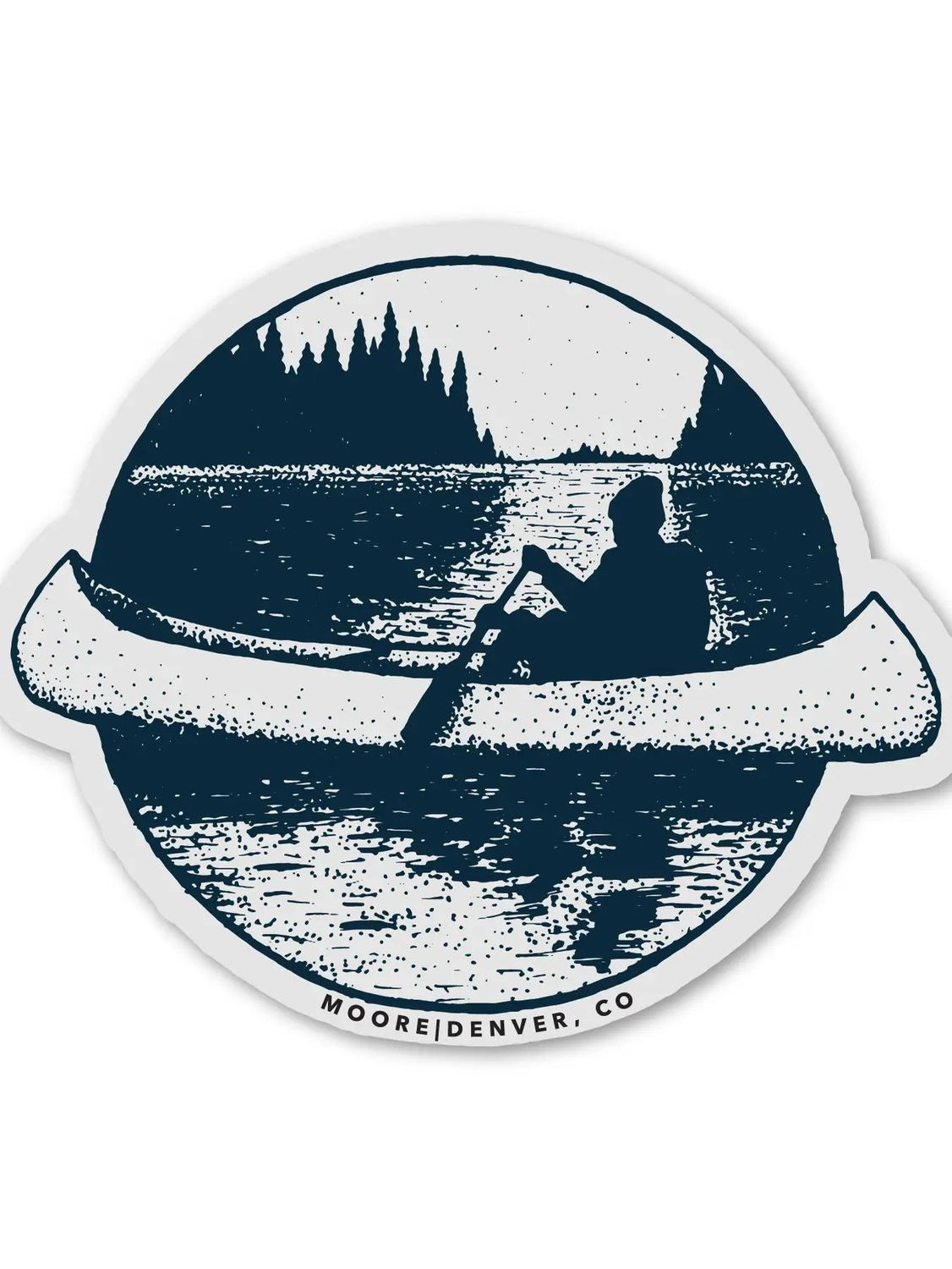 Canoe Sticker