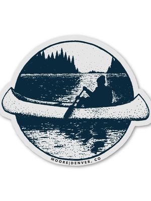 Canoe Sticker