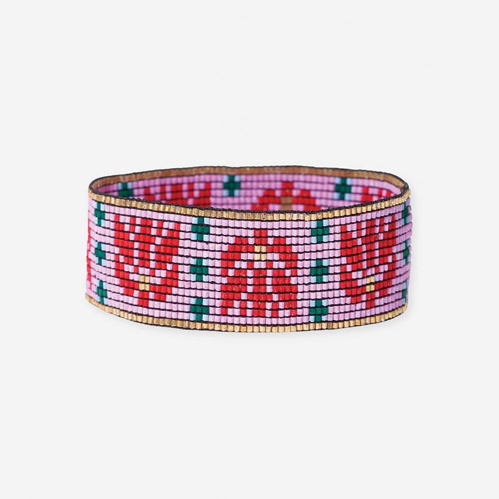 Kenzie Stretch Bracelet - Faire Isle Pink