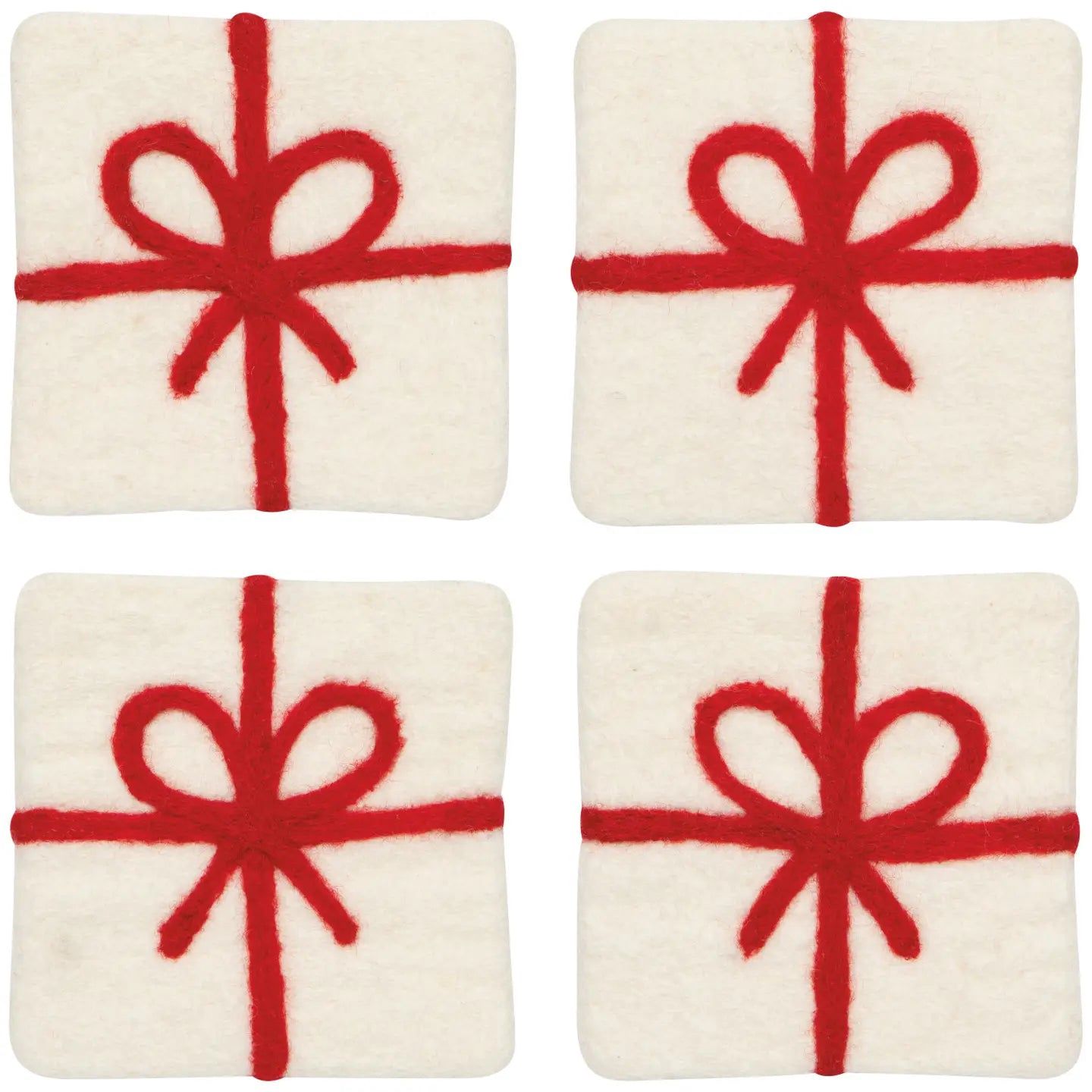 Presents Felt Wool Coaster (Set of 4) FINAL SALE