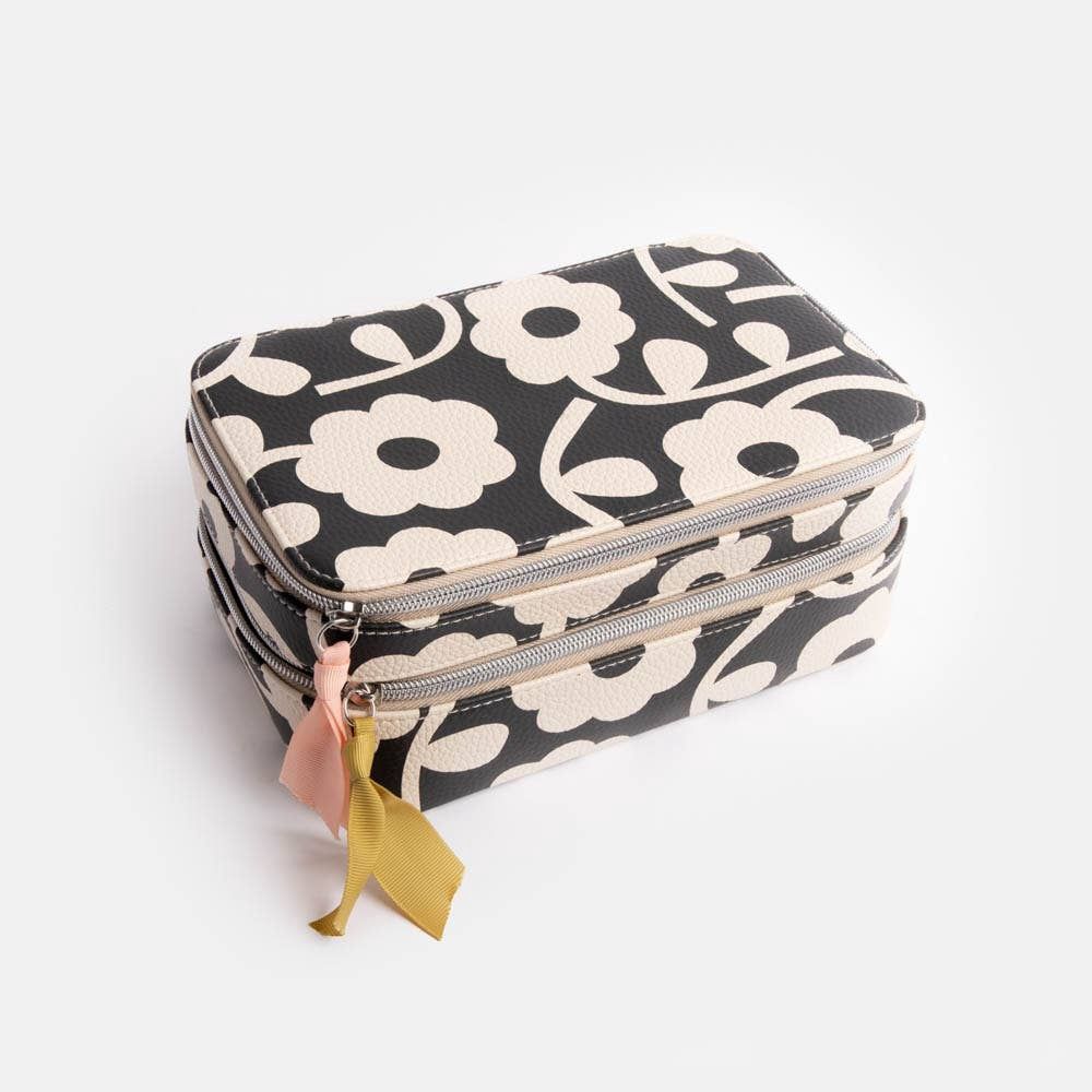 Mono Flower Make Up Bag FINAL SALE
