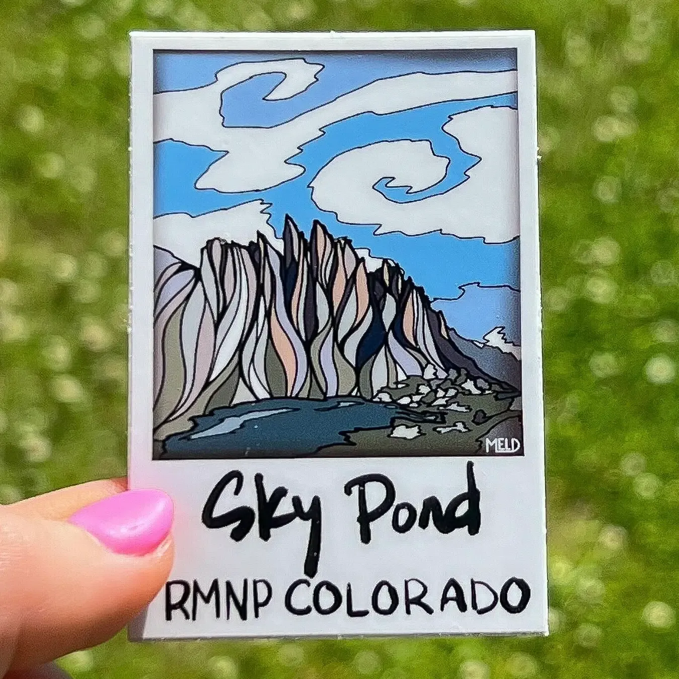 Sky Pond Sticker