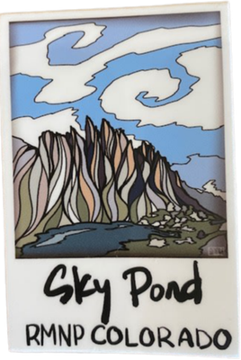 Sky Pond Sticker