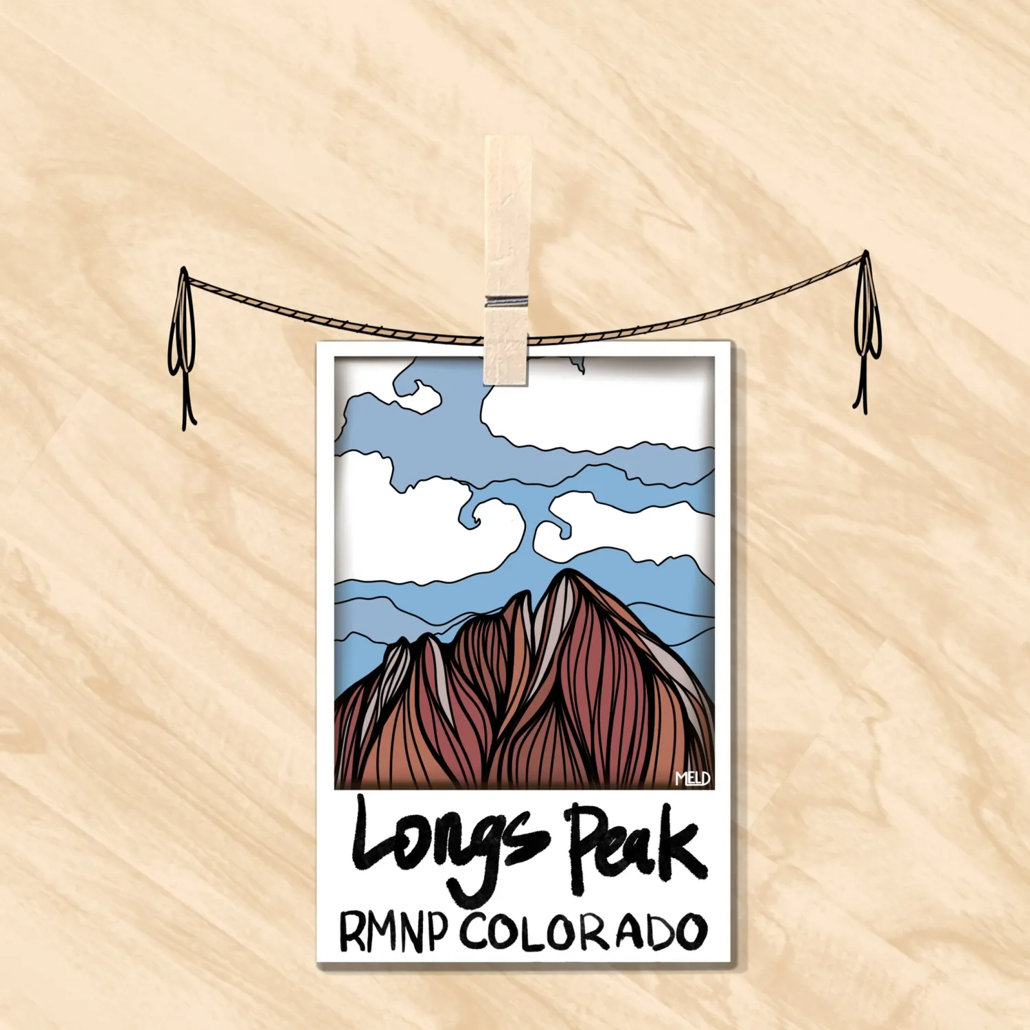 Longs Peak Sticker