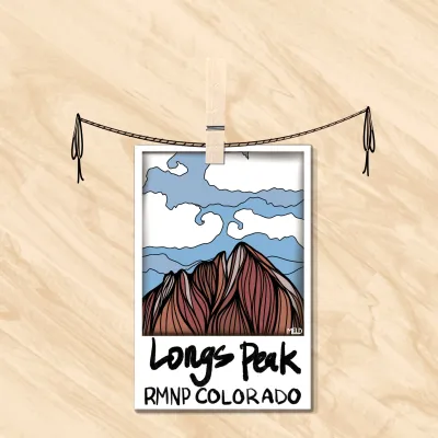 Longs Peak Sticker