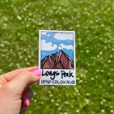 Longs Peak Sticker